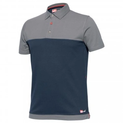 vendita online Maglia polo strech grigio/blu Maglie, T-Shirt e Polo da lavoro Industrial Starter